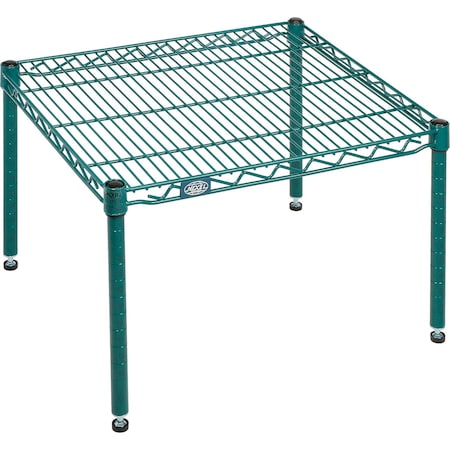 Nexel Poly-Green Wire Dunnage Rack, 30W x 21D x 14H P2130G